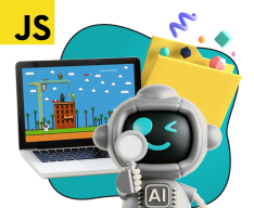 Язык программирования JavaScript + AI. Проектное обучение + геймификация + AI-помощники - КИБЕРшкола программирования для детей, компьютерные курсы для школьников, начинающих и подростков - KIBERone г. Владимир