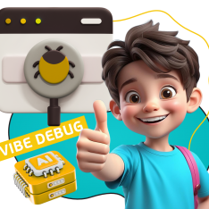 Тестирование & Vibe Debug. Охотники за багами - КИБЕРшкола программирования для детей, компьютерные курсы для школьников, начинающих и подростков - KIBERone г. Владимир