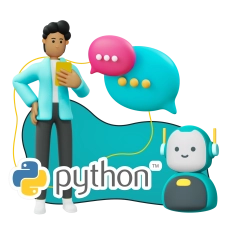 Умный чат-бот на Python на Telegram - КИБЕРшкола программирования для детей, компьютерные курсы для школьников, начинающих и подростков - KIBERone г. Владимир