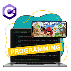 Программирование на C#. Удивительный мир 2D-игр - КИБЕРшкола программирования для детей, компьютерные курсы для школьников, начинающих и подростков - KIBERone г. Владимир