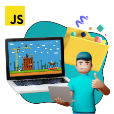 Программирование на JavaScript. Учимся создавать игры! - КИБЕРшкола программирования для детей, компьютерные курсы для школьников, начинающих и подростков - KIBERone г. Владимир